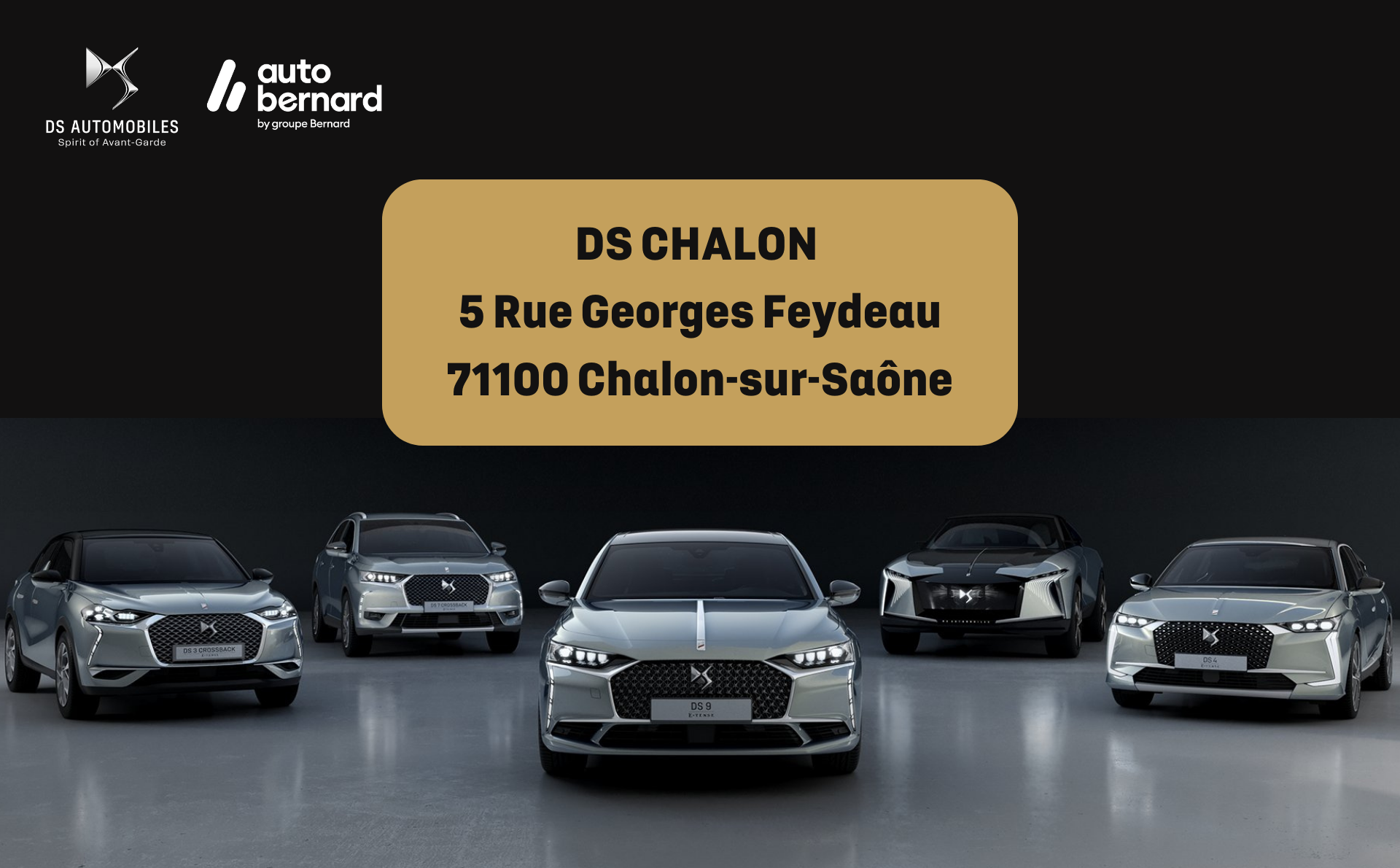 visuel gamme ds adresse Banniere DS chalon